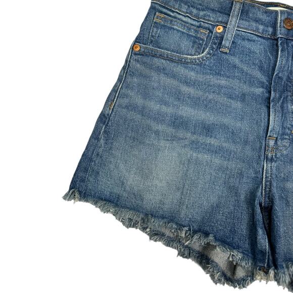 Madewell The Perfect Jean Short Rayburn Wash 26 Denim Cutoffs High Rise Casual - Picture 4 of 7